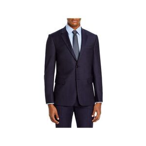 THEORY Mens Bowery Navy Extra Slim Fit Wool Blend Suit Separate Blazer 40R